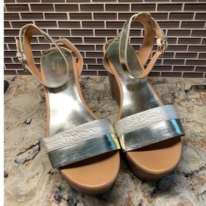 Coach platform sandals